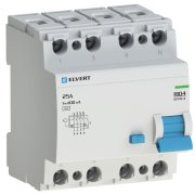 Устройство защитного отключения R10 4P 25А 100мА AC электрон. ELVERT ENGARD