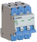 Автоматический выключатель Z406 3р C6 4,5кА ENGARD