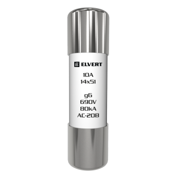 Плавкий предохранитель FС06 10A 14x51 gG ELVERT (упаковка 10шт) ENGARD