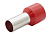 Наконечник штыревой втулочный изолированный НШВИ 35-16 цвет красный (1 пакет/50 шт.) ENGARD