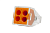 Зажим разветвительный втычной четырехгнездовой оранжевый макс.сечение 2,5  кв.мм 24 А (1 пакет/50 шт.) ENGARD