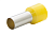 Наконечник штыревой втулочный изолированный НШВИ 25-16 цвет желтый (1 пакет/50 шт.) ENGARD