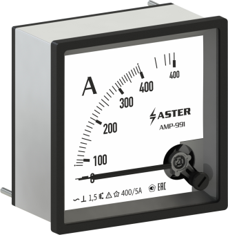 Амперметр AMP-991 1000/5А (трансформаторный) класс точности 1,5 
