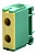 Клеммный блок закрытый 425А желто-зеленый ENGARD