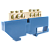 Шинка нулевая латунная на Din-опоре 8х12мм 6 отв. Цвет синий ENGARD